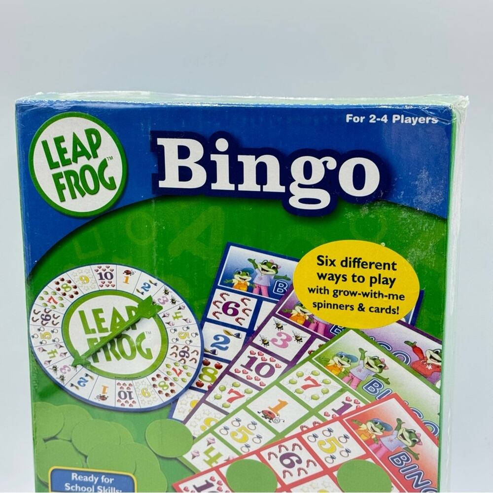 Leap Frog BingoFor 2-4 Players Six Ways To Play Spinners & Cards Game 3+ Years - Picture 2 of 6